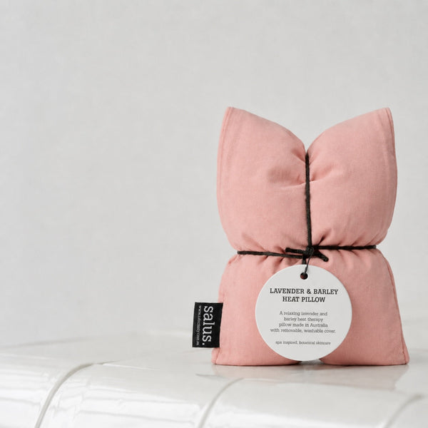 Salus Lavender & Barley Heat Pillow - Blush