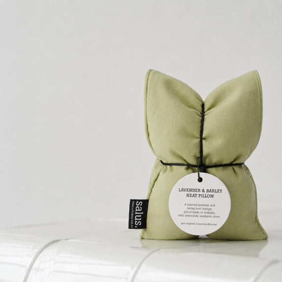 Salus Lavender & Barley Heat Pillow - Mint Green
