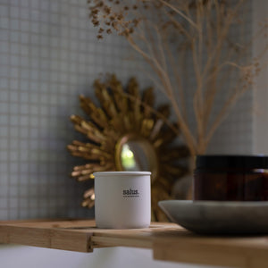 Salus Lemongrass Porcelain Soy Candle