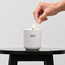 Salus Lemongrass Porcelain Soy Candle