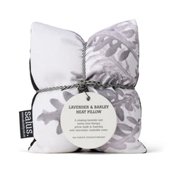 Salus Organic Lavender + Jasmine Heat Pillow - Grey Botanical