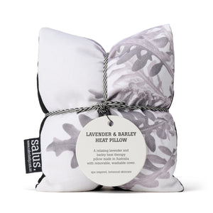 Salus Organic Lavender + Jasmine Heat Pillow - Grey Botanical