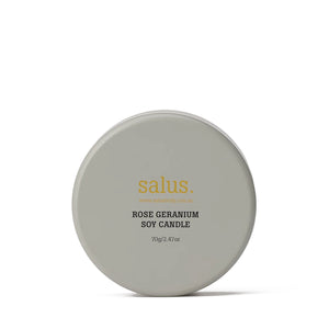 Salus Rose Geranium Travel Soy Candle