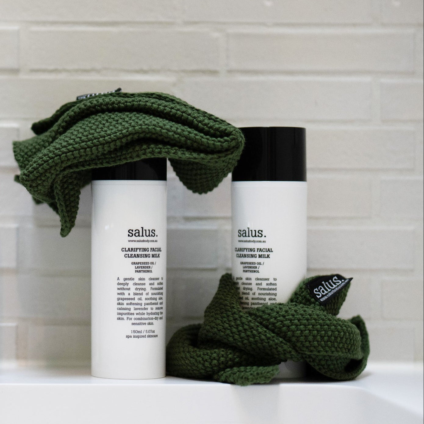 Salus Wash Cloth - Green