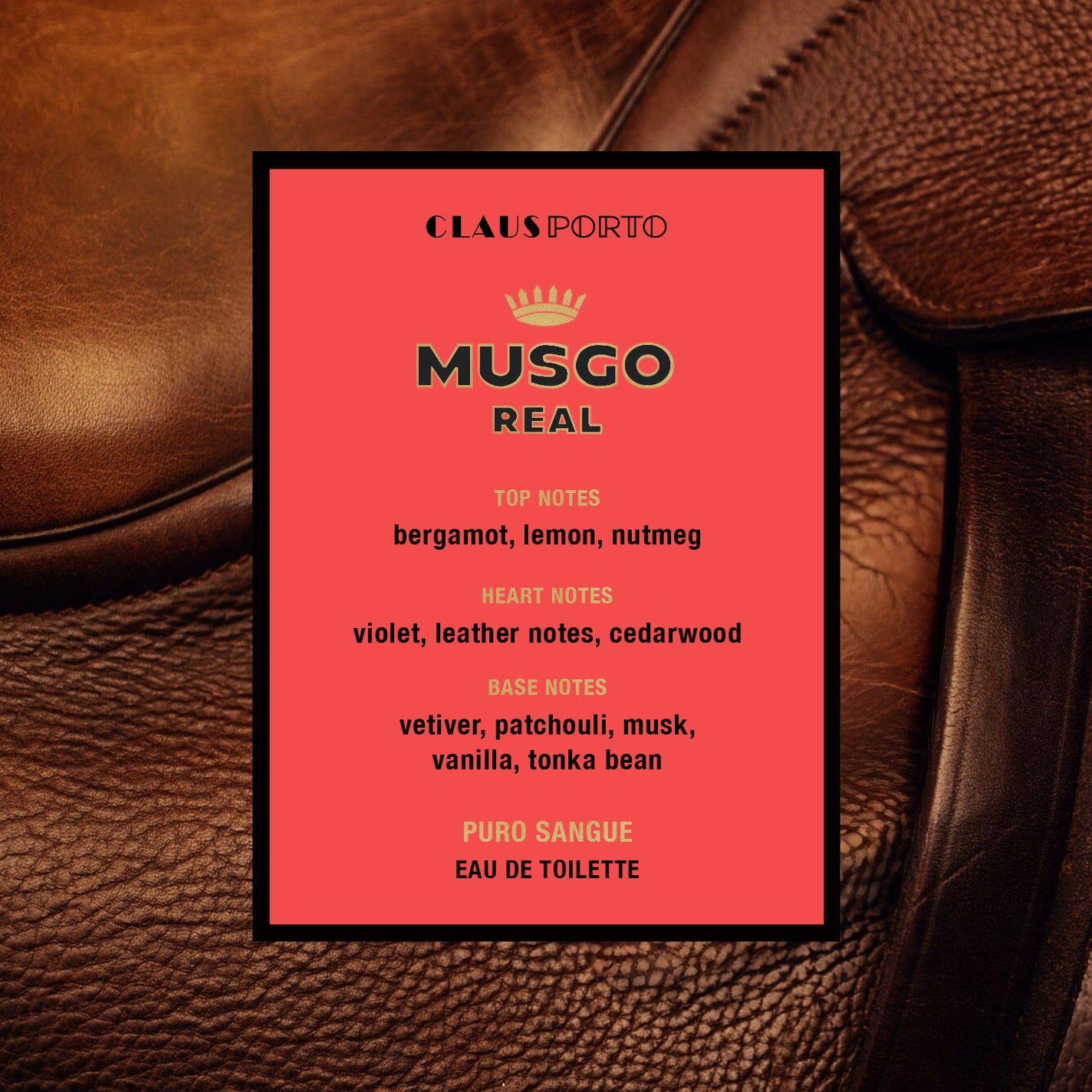 Sample Vial - Claus Porto Puro Sangue Eau de Toilette