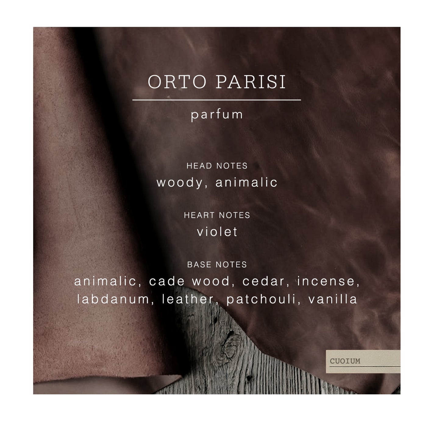 Sample Vial - Orto Parisi Cuoium Parfum