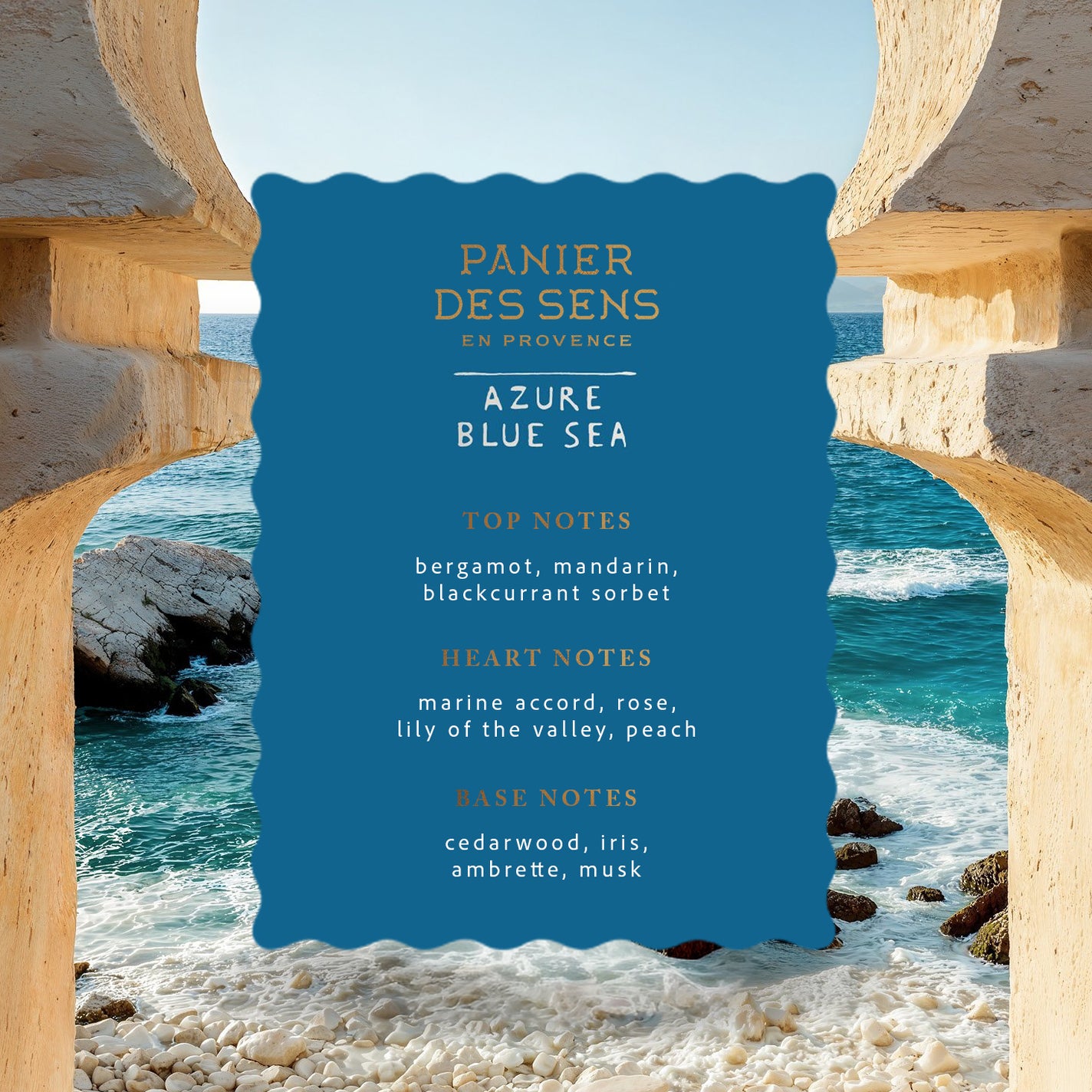 Sample Vial - Panier des Sens Azure Blue Sea Eau de Parfum