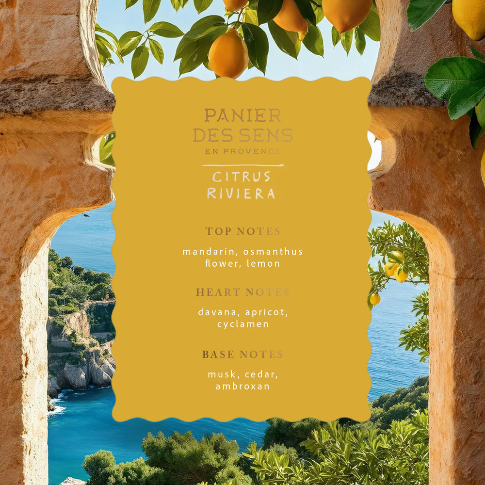 Sample Vial - Panier des Sens Citrus Riviera Eau de Parfum