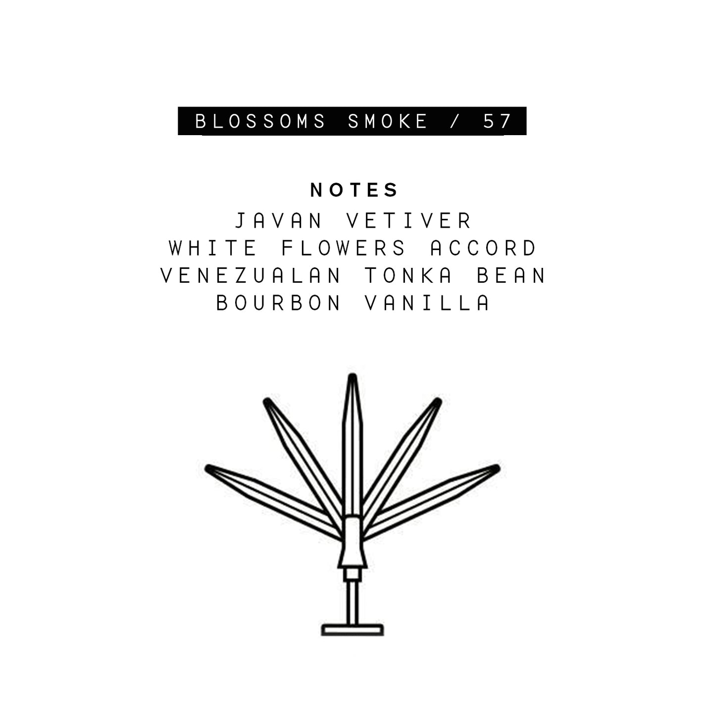 Sample Vial - Parle Moi Blossoms Smoke / 57 Eau de Parfum