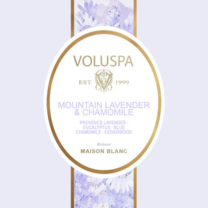 Sample Vial - VOLUSPA Mountain Lavender & Chamomile Room Spray