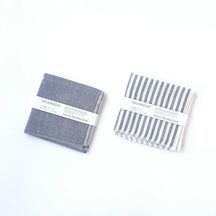 Sasawashi Gauze Handkerchief - Navy Stripe