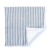 Sasawashi Gauze Handkerchief - Navy Stripe