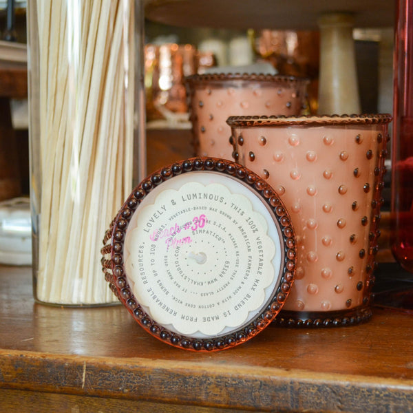 Simpatico Beach Plum Hobnail 100hr Candle
