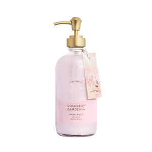 Thymes Goldleaf Gardenia Hand Wash in Glass