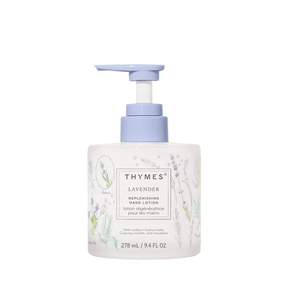 Thymes Lavender Hand Lotion in Glass