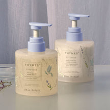 Thymes Lavender Nourishing Hand Wash in Glass