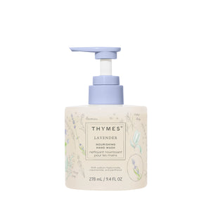 Thymes Lavender Nourishing Hand Wash in Glass