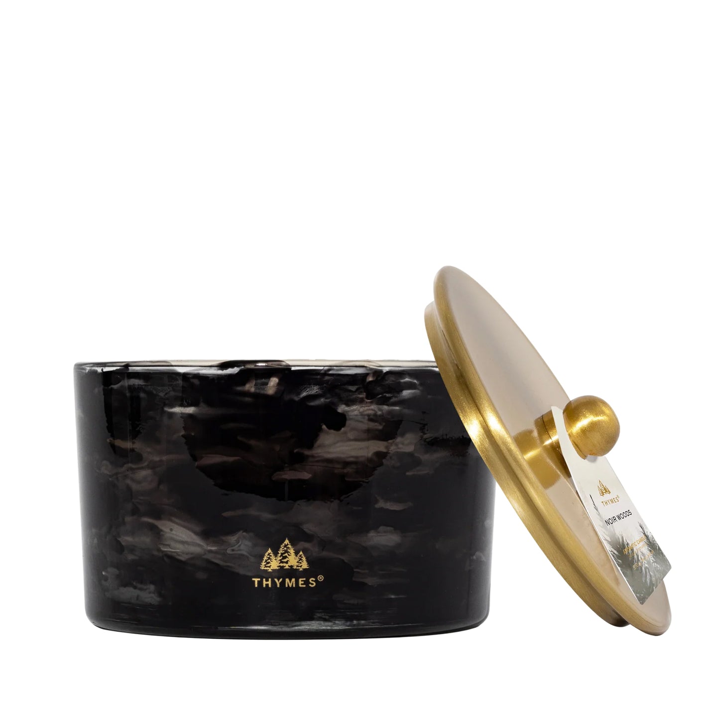 Thymes Noir Woods 3 Wick Candle