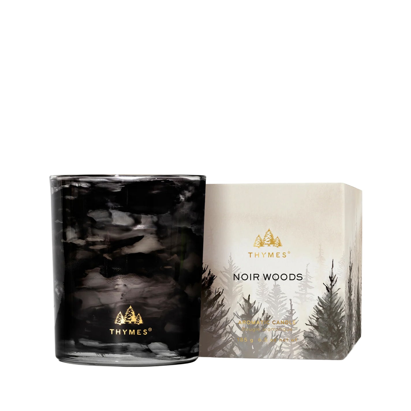 Thymes Noir Woods Aromatic Boxed Candle