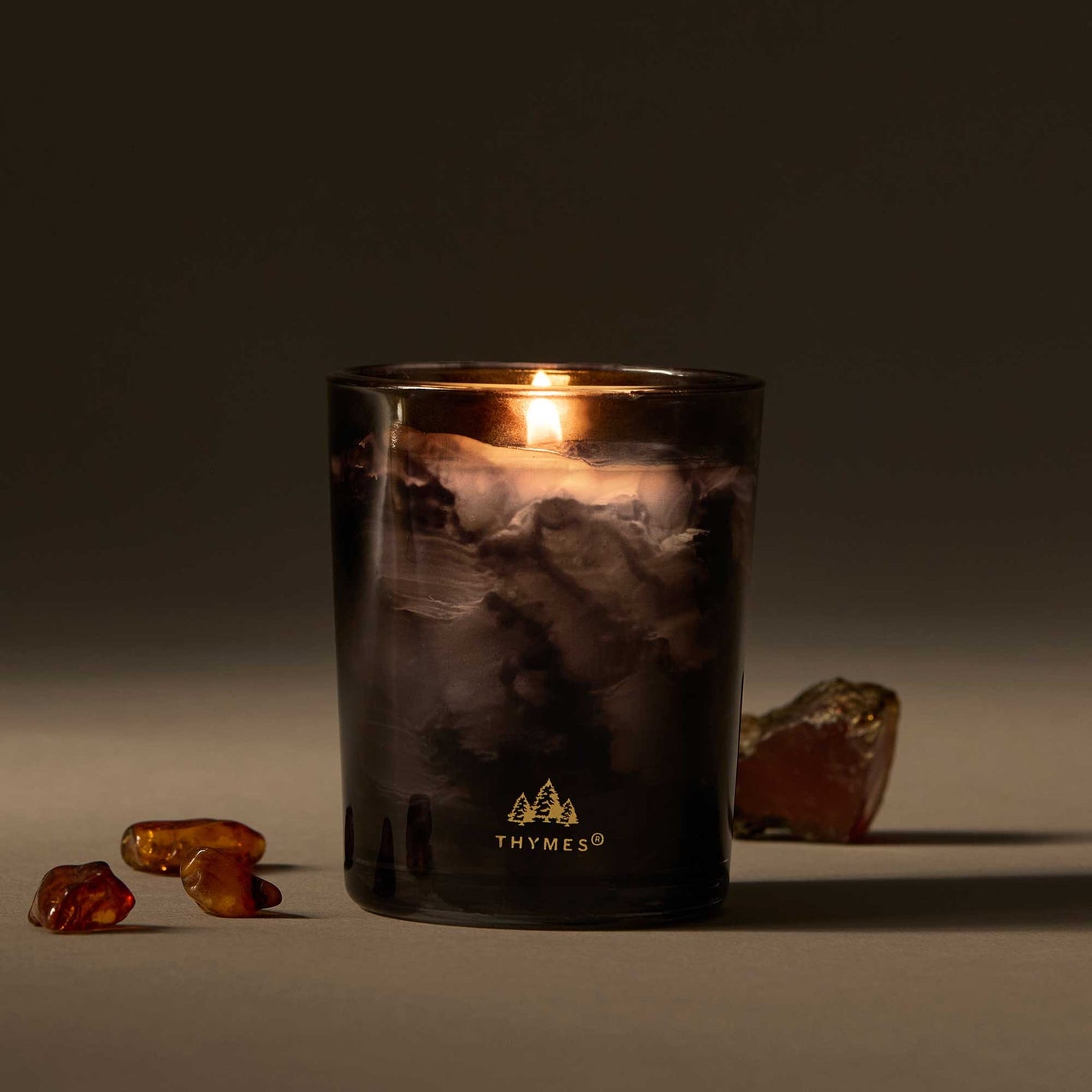 Thymes Noir Woods Votive Candle