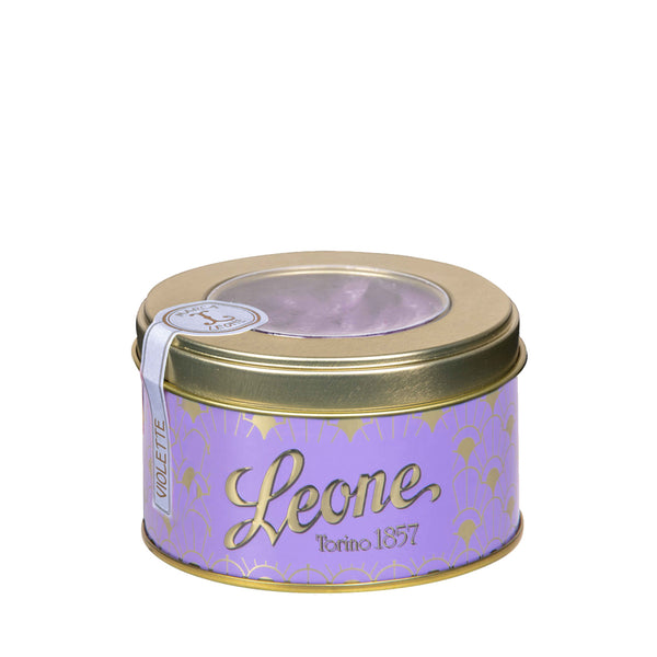 Violet Candy Drops in Round Tin - 150g