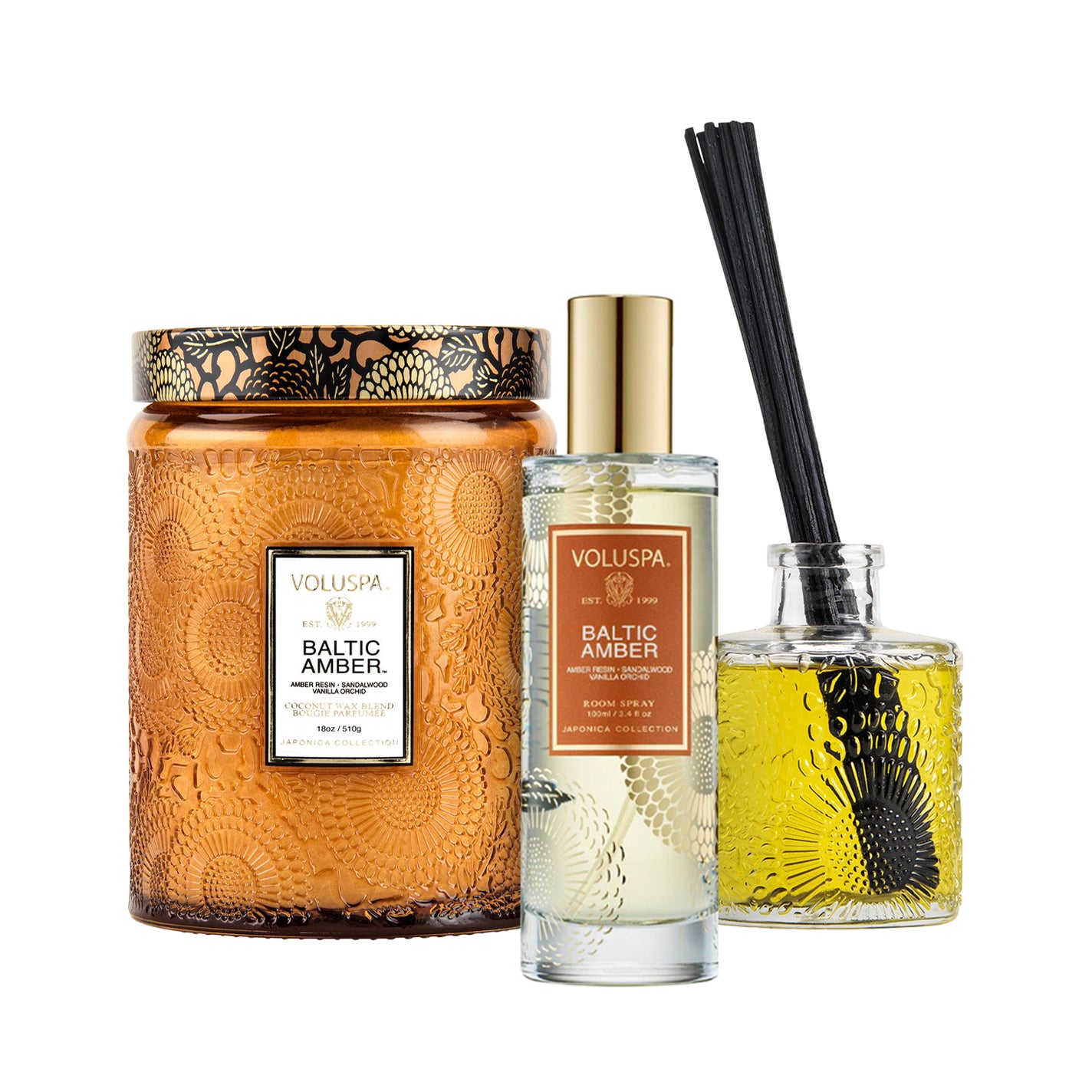 VOLUSPA Baltic Amber Best Sellers - Value $185