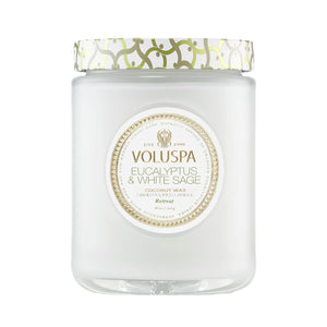 VOLUSPA Eucalyptus & White Sage 100hr Candle