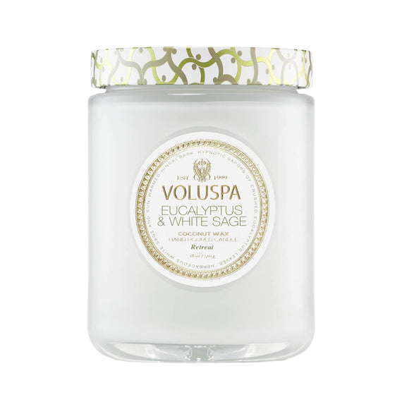 VOLUSPA Eucalyptus & White Sage 100hr Candle
