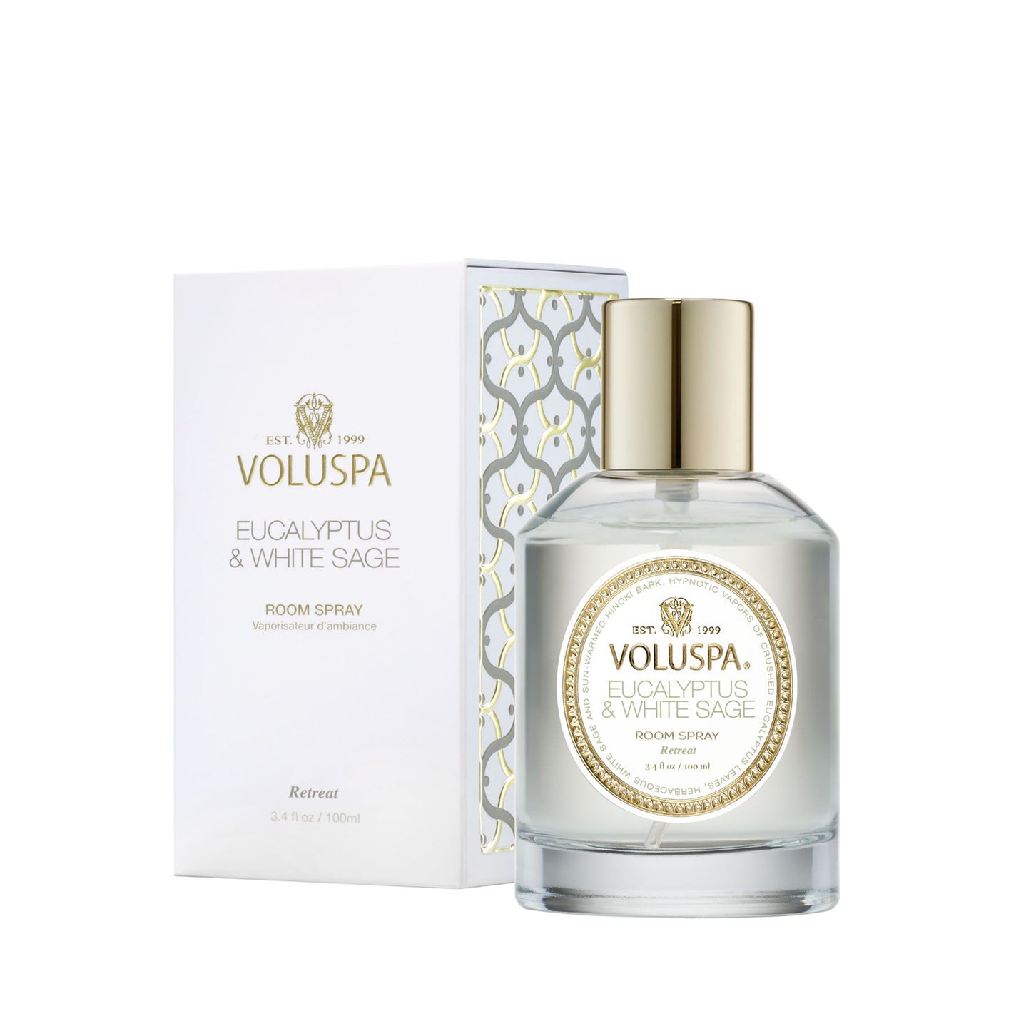 VOLUSPA Eucalyptus & White Sage Room Spray