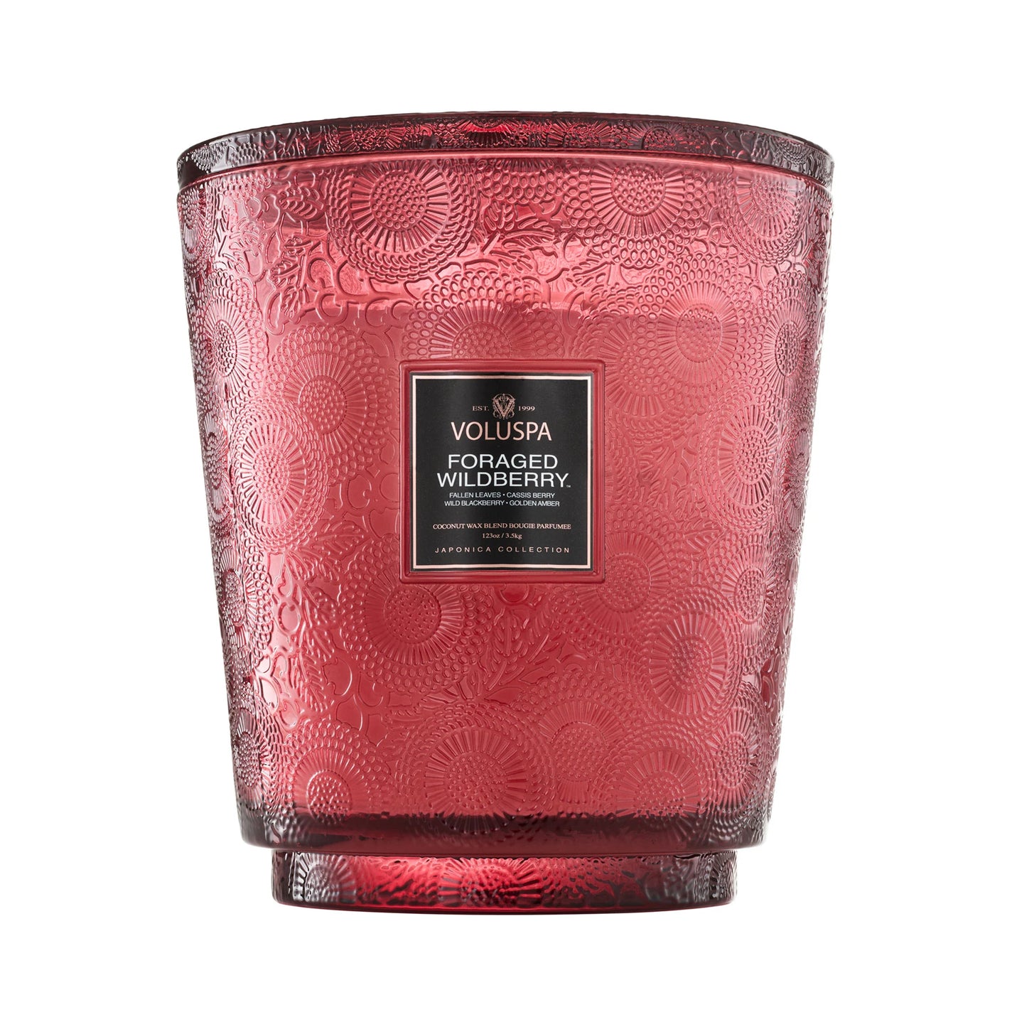 VOLUSPA Foraged Wildberry 250hr/3.5kg Hearth Candle