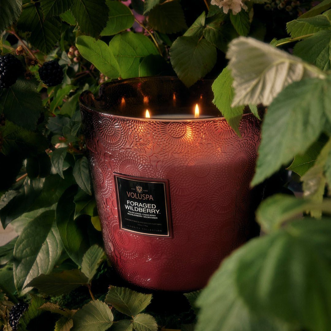 VOLUSPA Foraged Wildberry 250hr/3.5kg Hearth Candle