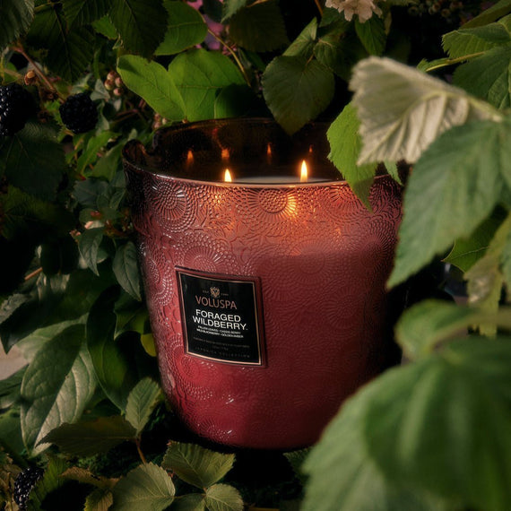 VOLUSPA Foraged Wildberry 250hr/3.5kg Hearth Candle