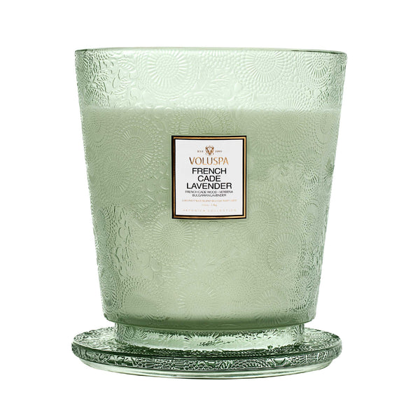 VOLUSPA French Cade & Lavender 250hr/3.5kg Hearth Candle