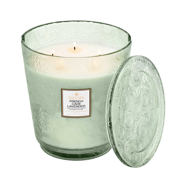 VOLUSPA French Cade & Lavender 250hr/3.5kg Hearth Candle