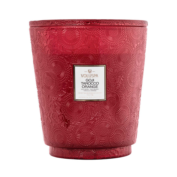 VOLUSPA Goji Tarocco Orange 250hr/3.5kg Hearth Candle