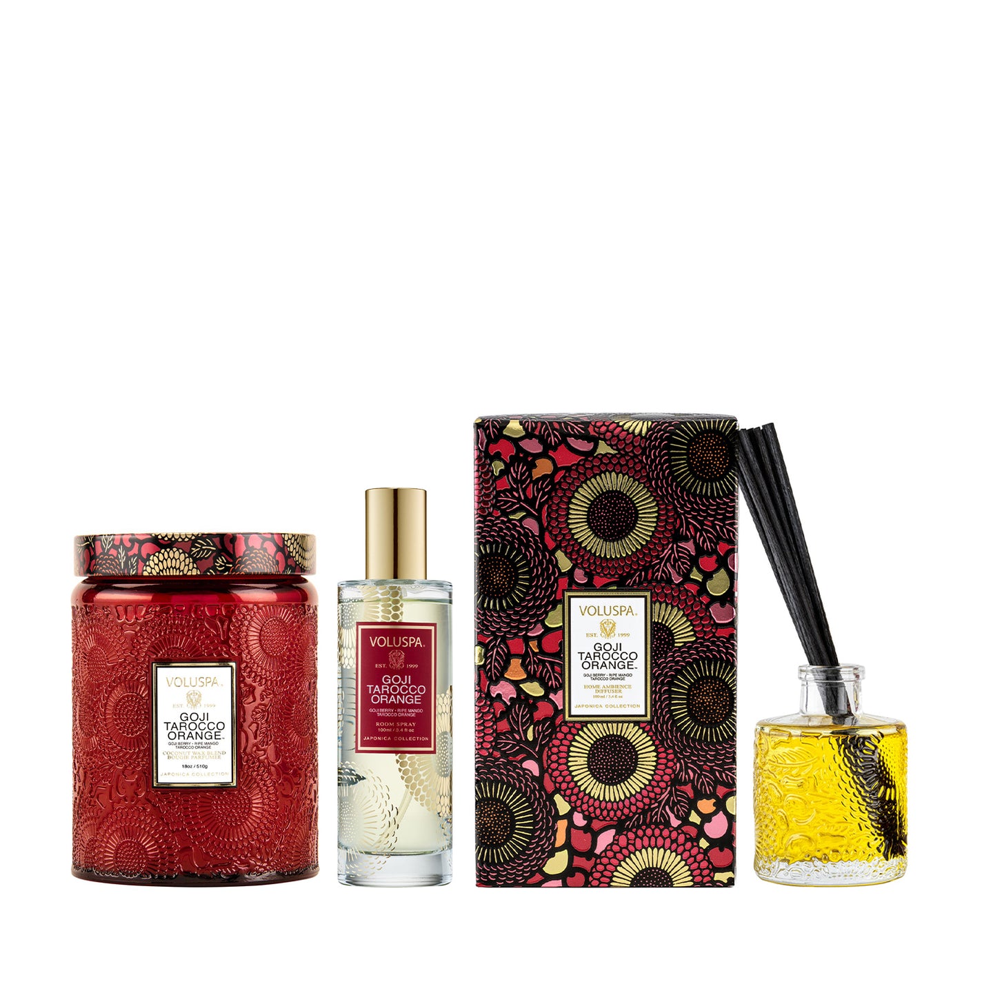 VOLUSPA Goji Tarocco Orange Best Sellers - Value $185