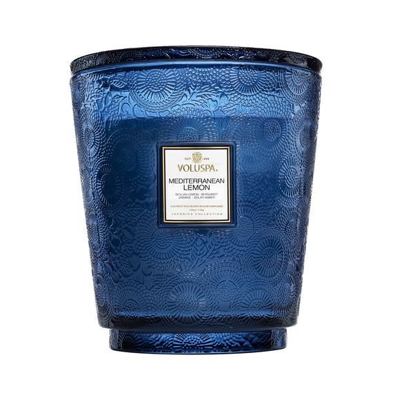 VOLUSPA Mediterranean Lemon 250hr/3.5kg Hearth Candle
