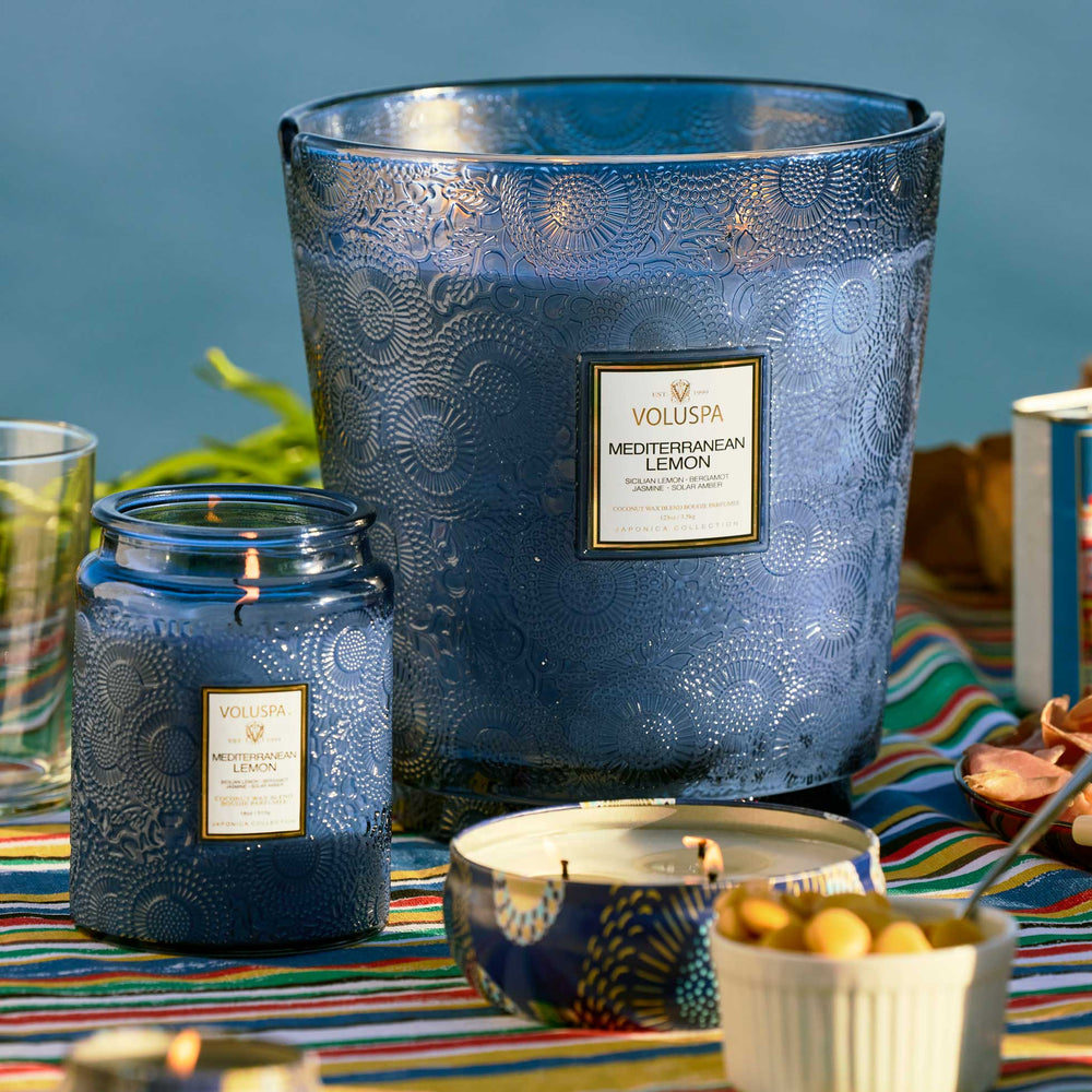 VOLUSPA Mediterranean Lemon 3 Wick Candle