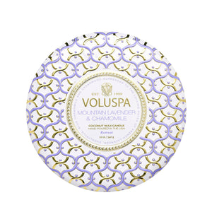 VOLUSPA Mountain Lavender & Chamomile 3 Wick Candle
