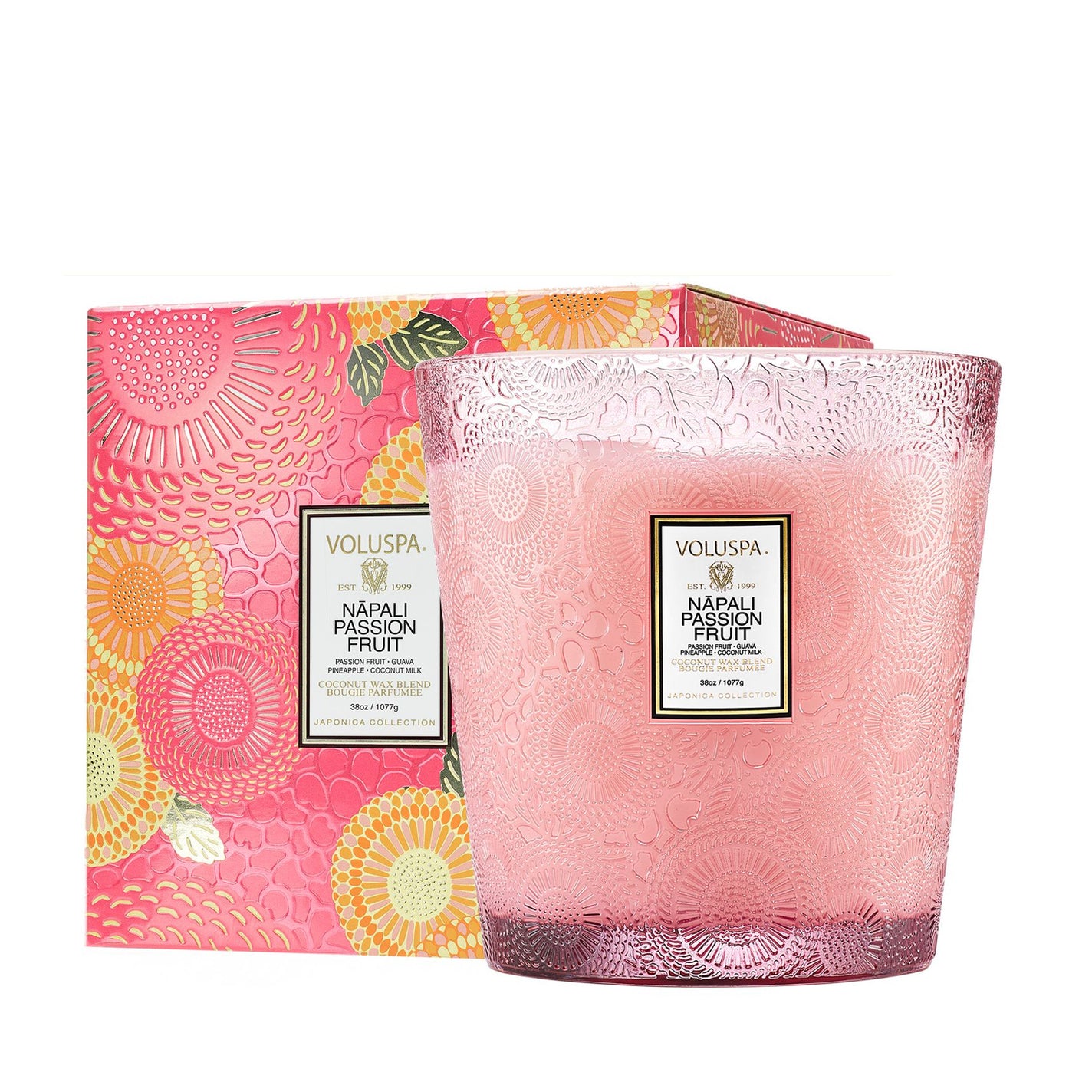 VOLUSPA Nāpali Passion Fruit Boxed 3 Wick Hearth Candle