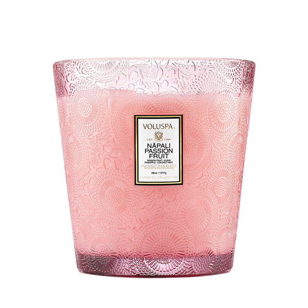 VOLUSPA Nāpali Passion Fruit Boxed 3 Wick Hearth Candle