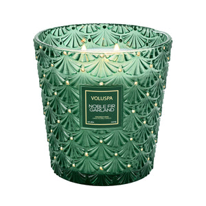 VOLUSPA Noble Fir Garland 3 Wick Hearth Candle