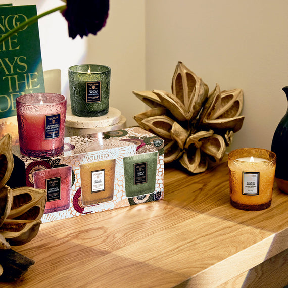 VOLUSPA Restoration Candle Trio Value $135