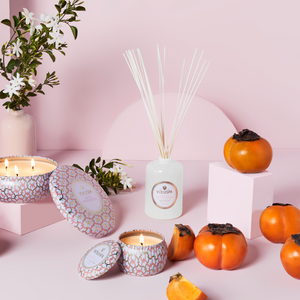 VOLUSPA Saijo Persimmon 3 Wick Tin Candle