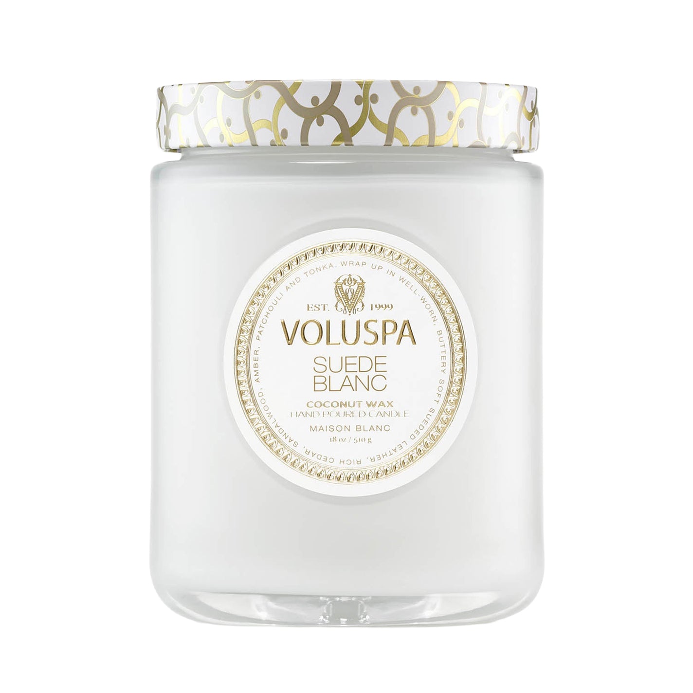 VOLUSPA Suede Blanc 100hr Candle