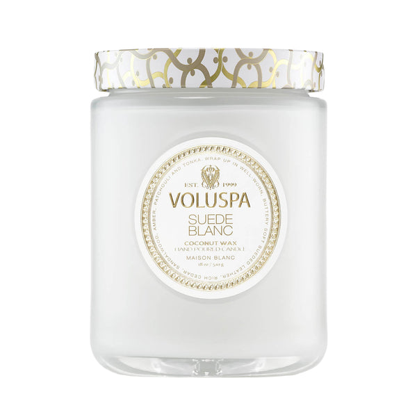 VOLUSPA Suede Blanc 100hr Candle