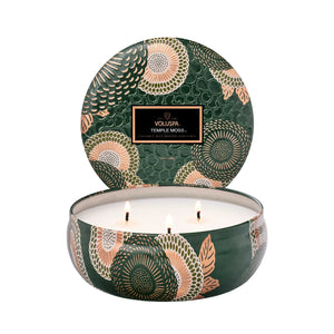 VOLUSPA Temple Moss 3 Wick Candle