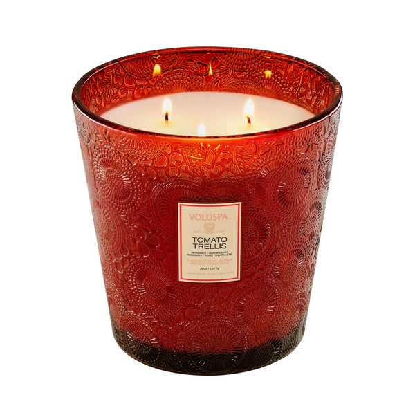 VOLUSPA Tomato Trellis Boxed 3 Wick Hearth Candle