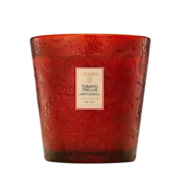 VOLUSPA Tomato Trellis Boxed 3 Wick Hearth Candle
