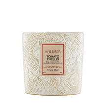 VOLUSPA Tomato Trellis Ceramic Luxe Classic Candle
